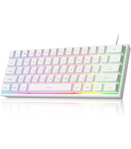 Amazon | Snpurdiri 有線 60% メカニカル ゲーミングキーボード