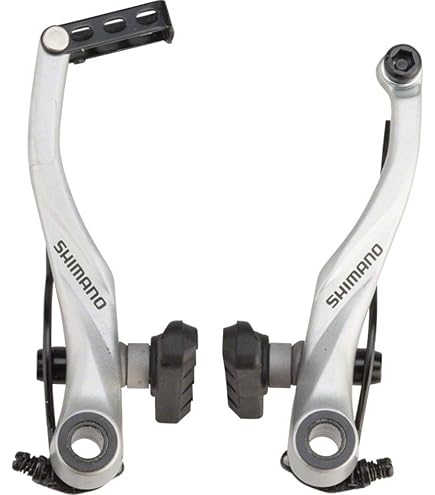 SHIMANO V-Brake BR-T610 Deore – Hinterradbremse Mit 107 Mm Bogen & S70C Bremsbelägen Für Fahrräder