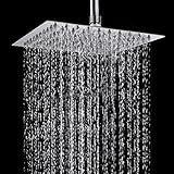 TAPCETバスルームトップスプレーシャワーヘッド/降雨シャワーヘッド、304ステンレススチール図面、8インチ Square シルバー TAPCET Asymden1081