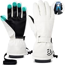 Amazon | スキーグローブ 防寒手袋 【極寒防風｜3層構造｜裏起毛ミトン
