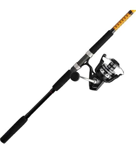 Amazon.co.jp: Ugly Stik ビッグウォーター スピニングリールと釣り竿