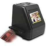 フィルムおよびスライド スキャン、オールインワン フィルム & スライド スキャナー、35mm 135 110 126 および Super 8 フィルム/スライド/ネガをデジタル JPG 写真に変換、内蔵 128MB メモリ、2 LCD スクリーン