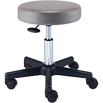 Amazon.co.jp: スツール OR グレー エステスツール 高さ約38.5-50.5cm