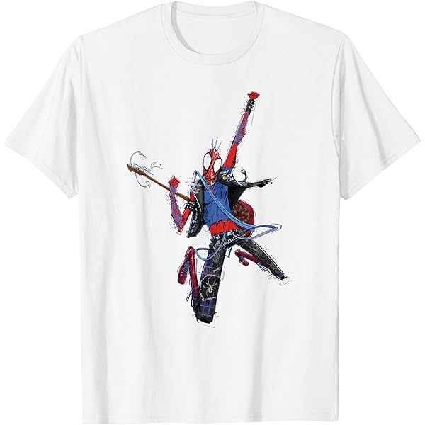 スパイダーバース 長袖Tシャツ 黒 L Amazon | Marvel スパイダーマン スパイダーバース SP//dr Peni