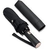 折りたたみ傘 ワンタッチ自動開閉 Teflon加工 丈夫な10本骨 210T高強度グラスファイバー 耐風撥水 2重構造 晴雨兼用 梅雨対策 特大118cm 収納ポーチ付き プレゼント 高品質折り畳み傘