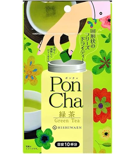 Amazon.co.jp: PonCha(ポンチャ) 抹茶 10g(10粒入) : 食品・飲料・お酒