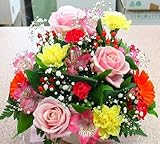 季節の花おまかせフラワーアレンジメントB(ミックス系)「誕生日」「お祝い」「お見舞い」「ギフト」