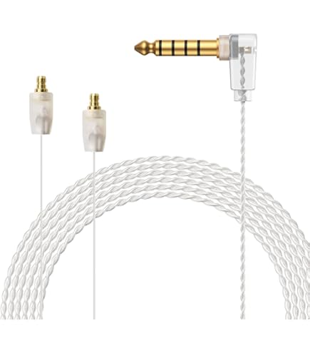 Amazon | SS UEカスタム、qdc2pin用ケーブル 5N(99.999%)高純度OFC導体