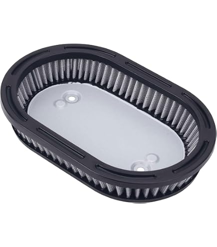 PC Hi-Flow 8 X 5.5 Filter Element For Harley Oval Style & Ramflo Air Cleaner – Black Open Cell Foam