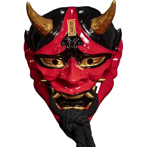 鬼退治　般若　木彫　お面　骨董　古美術　木製　能面　仮装　コスプレ 鬼退治 般若 木彫 お面 骨董 古美術 木製 能面 仮装 コスプレ レア
