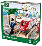 BRIO Rail & Road Travel Set [並行輸入品]