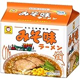 東洋水産 マルちゃん みそ味ラーメン 5食パック ×6個