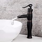 awxjx銅レトロスタイルと洗濯面のトイレとホットとコールドブラックシンクミキサータップ