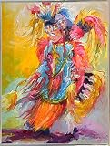 Young dancer byリチャード・Wallich 7.91"x6.00" 91591-12-17FUSA