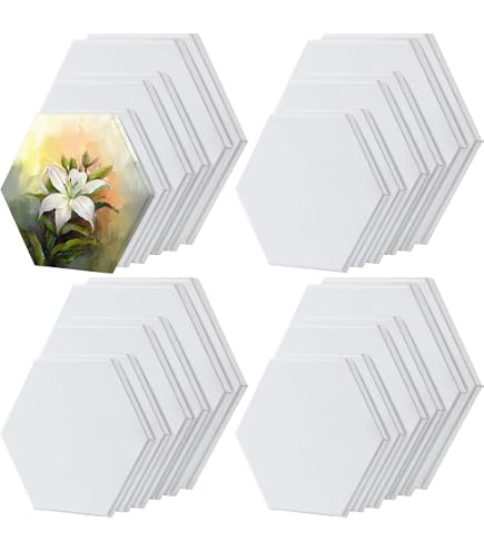 Canvas Art Engrowtic 60 Pcs Mini Magnetic Canvas Panel Boards Magnetic ...