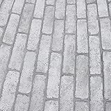 FUT(エフュ ト) PVC原材料自由裁断はがせるDIY壁紙シールリビング/和室/店舗/会社/オフィスにお洒落ウォールステッカーシアンレンガ柄幅45cm*長さ1000cm