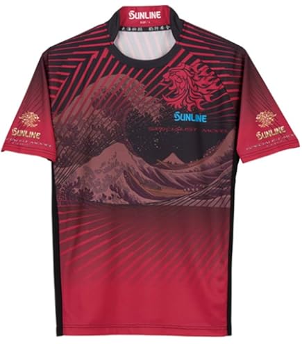 MサイズSUNLINE サンライン獅子ジップシャツ（半袖）SUW-04216CW 獅子ジップシャツ (半袖) SUW-04216CW | ウェアー