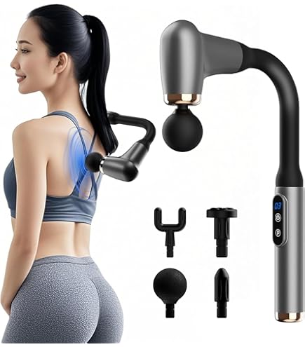 Amazon | 筋膜リリースガン ハンディタイプ 【液晶ディスプレイ搭載