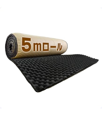 吸音材 【1M×10Mロール波型 】ブラック　　※送料込み 吸音材 【1M×10Mロール波型 】ブラック ※送料込み