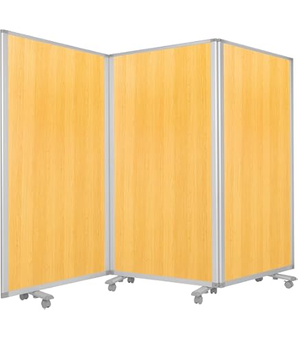 Amazon.co.jp: Comai 3連 パーテーション (幅2700mm× 高さ1800mm) 木目 Amazon.co.jp: Comai 3連 パーテーション (幅2700mm× 高さ1800mm) 木目