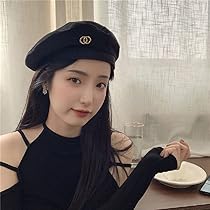 HIZUME ヒヅメ ベレー帽 帽子 黒 HIZUME ヒヅメ ベレー帽 帽子 黒