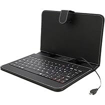 ANDROID - 午緊急値下げ　Android 12 タブレット キーボードカバ付き電話機能付 Amazon.co.jp: 【microUSB】/7インチ専用タブレットキーボード付