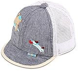 【SEBLES】ベビー 赤ちゃん 女の子 男の子 ユニセックス キャップ 帽子 メッシュ キャラクター 無地 夏 初夏 コットン 綿(タイプD,44cm)