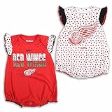 Detroit Red Wings新生児/幼児の女の子の2016ボディスーツセット レッド