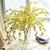 inverlee人工冬ジャスミンシルクフラワーパーティー結婚式ホームデコレーション