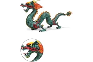 ドラゴン 龍 辰 フィギュア 縁起 インテリア ファンタジー (ブルー)