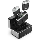 Ulanzi U-Mic ワイヤレスマイク ピンマイク ラベリアマイク 100M伝送距離 2.4GHz 20時間バッテリー駆動 三つの音声入力モード ノイズキャンセリング 瞬時接続 自動ペアリング 収納充電ケース付き スマホ/カメラ/PC/タブレット