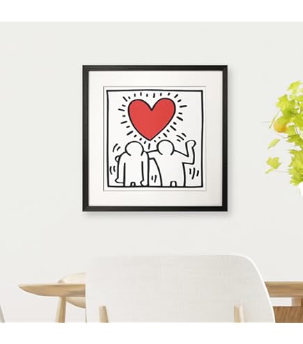 Amazon.co.jp: 美工社 アートパネル Keith Haring （キース・ヘリング