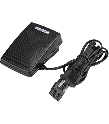 Amazon.co.jp : ジャノメ純正電動ミシン用フットコントローラー（黒色