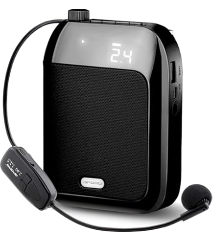 Amazon | 無線拡声器 2.4G技術内蔵 ポータブル拡声器 ハンズフリー