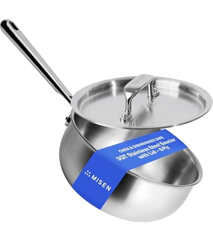 Amazon | Demeyere John Pawson Saucepan w/ Lid, 1.1 qt. by Demeyere