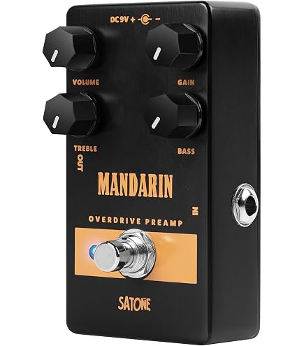 Amazon.co.jp: Musiclily Pro Super Overdrive ギターエフェクター DC