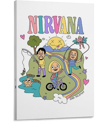 Amazon.co.jp: Nirvana – Smileyポスター24 x 36 in : ホーム＆キッチン
