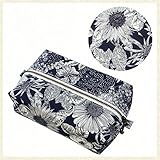 よつば洋品店オリジナル リバティ おしりふきポーチ ≪日本製≫ スウィム・ダンクレア(ネイビー) 【QO-YY136】