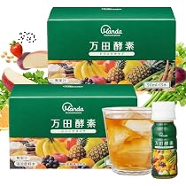 Amazon.co.jp: 万田酵素 ドリンクタイプ 50ml×10本×2箱 約20日分 万田