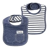 (チャックル) chuckle *ボンシュシュ*デニムニットシンプルスタイ【マジック式】【リバーシブル】【1枚売り】 ブルー サイズなし P8509-00-31