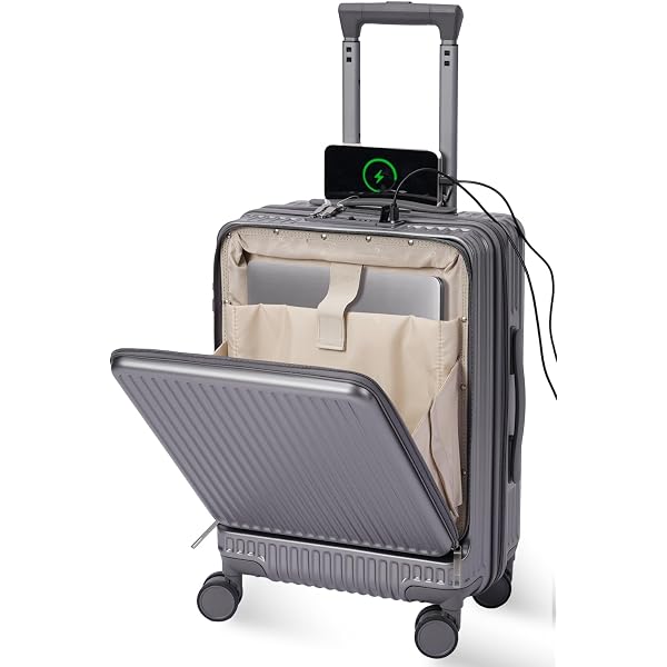 Amazon | シシベラ スーツケース 前開き suitcase ッパー キャリー