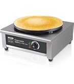 Amazon | FOVNY 業務用クレープメーカー 温度調節可能 50-300