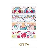 キングジム(Kingjim) マスキングテープ ちいさく持てるマスキングテープ KITTA ミシン目 シンメトリー KITM002
