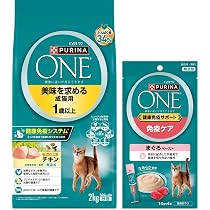 ピュリナワン 美味を求める 成猫用 2kg サーモン＆ツナ3袋、チキン1袋 Amazon.co.jp: 【特典付】ピュリナワン ドライ 美味を求める成猫用