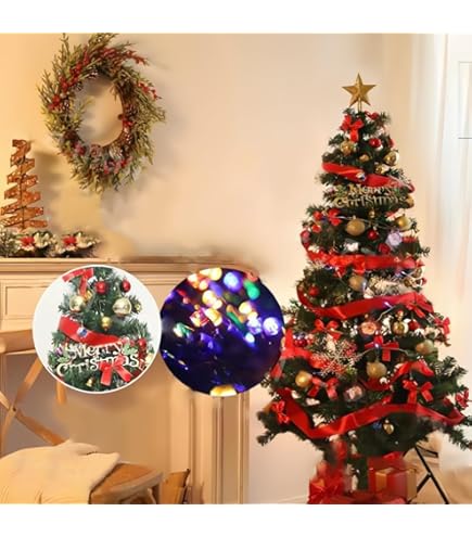 Amazon.co.jp: クリスマスツリー 180cm おしゃれ 飾りセット 高級 LED