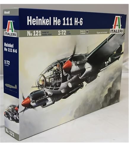 Amazon.co.jp: ICM 1/48 ドイツ空軍 ハインケルHe111H-16 爆撃機
