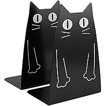 Amazon.co.jp: Umora かわいい猫 鉄製 ブックスタンド ブック