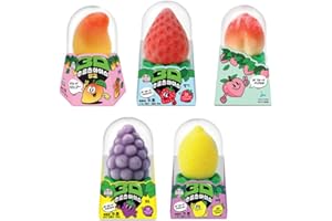 3Dフルーツアイス 5種類セット（ぶどう・レモン・いちご・もも・マンゴー）