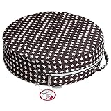 Zicac　座布団　高さが変わるクッション　食事用　5色　円形　星柄　取り外し便利　麻布+密度の高いスポンジ　子供用シートクッション　様々な椅子に適用です　2歳以上キッズにご利用可能 (34x34cm