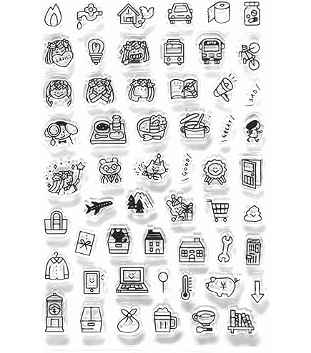 いろいろ クリアスタンプ バラ売り 第2弾 46b7375844aae5920a379a750b51da